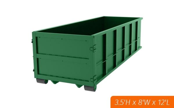 most companies can deliver a ten-yard dumpster within 24 to 48 hours of placing an order